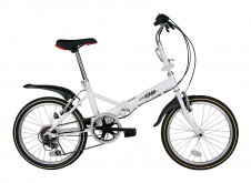 ノーパンク折りたたみ式自転車